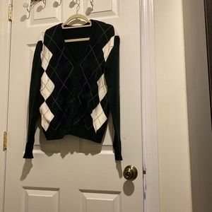 brandy melville one size green and white